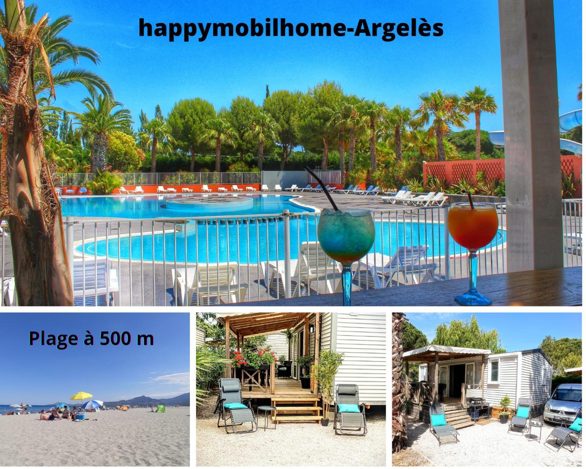 Happymobilhome Argeles-Sur-Mer -Plage A 500M- Camping 4 Etoiles Del Mar المظهر الخارجي الصورة